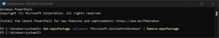 PowerShell Remove-AppxPackage